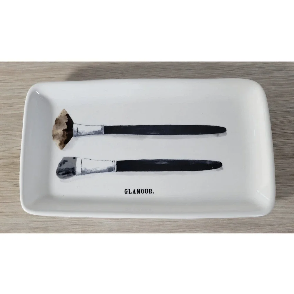 Rae‎ Dunn Glamour Make up Brush plate